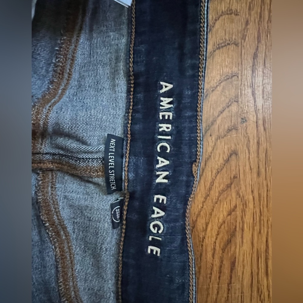 AE Kick Boot Jeans Sz12 Long- Like New - Picture 2 of 3